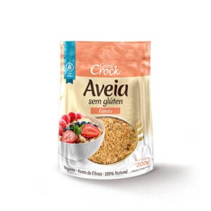 Farelo de Aveia Sem Glúten Cereal Crock 200g