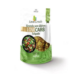 Granola Low Carb Oliva e Páprica Sem Glúten 200g