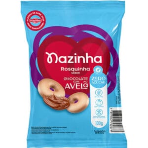 Rosquinha Zero Açúcar Chocolate com Avelã 100g