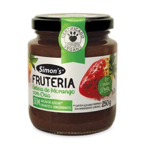 Geleia de Morango com Chia Fruteria Sem Açúcar Vegana 250g