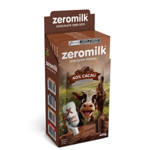 Chocolate Zeromilk 40% - Puro Sem Lactose Caixa com 6 un de 70g