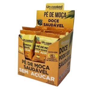 Pé de Moça Saudável Sem açúcar Caixa com 24un de 25g