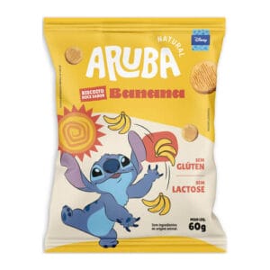Biscoito Kids Disney Stitch Banana Sem Glúten 60g